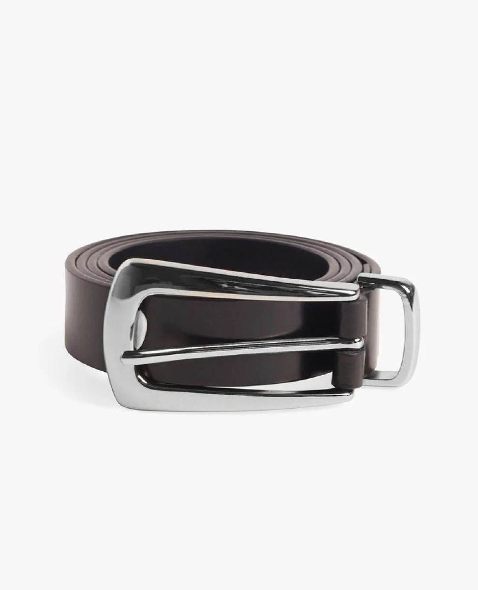 The Statement Belt Black Nickel