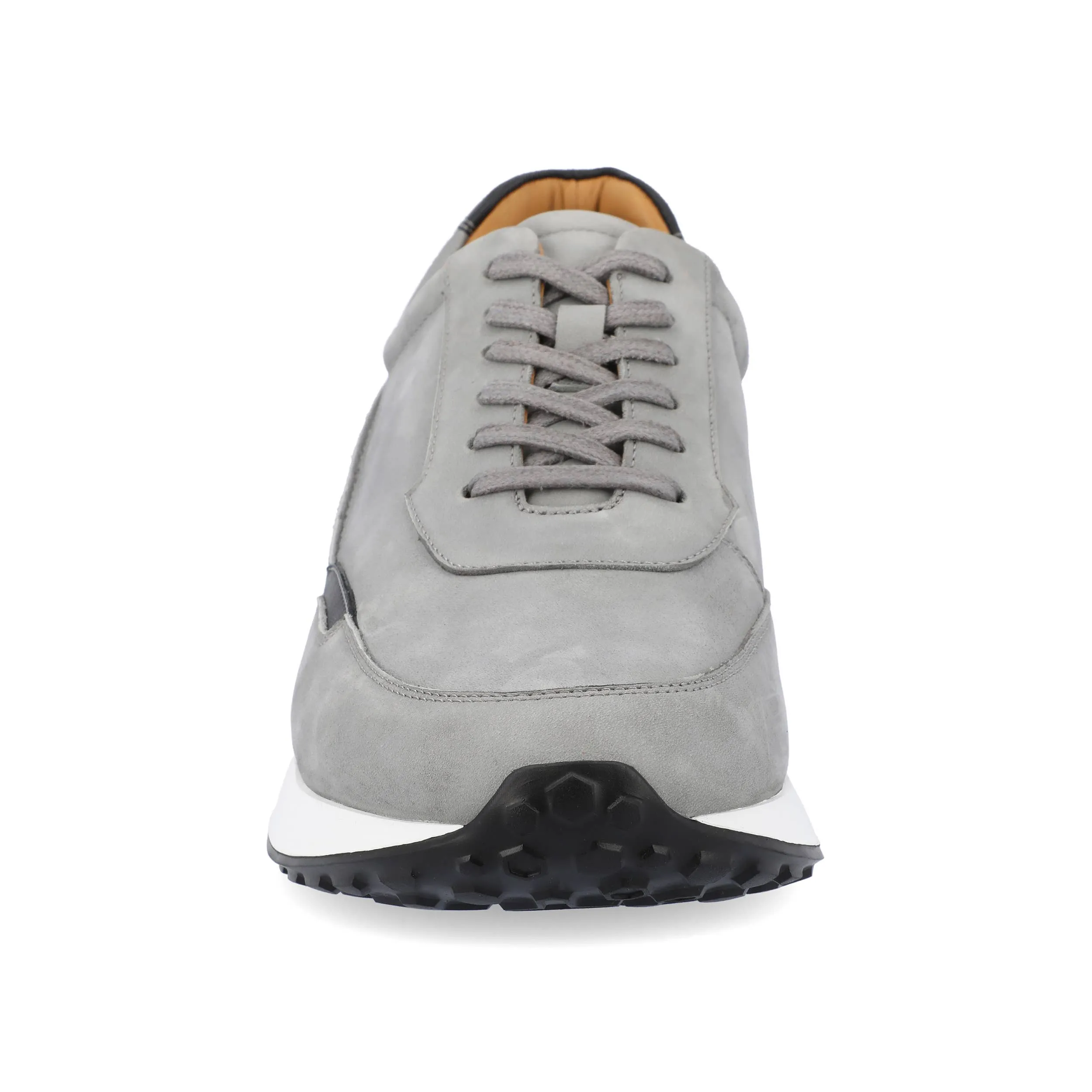THOMAS & VINE Men's Grey Lowe Casual Leather Sneakers | US Size 10