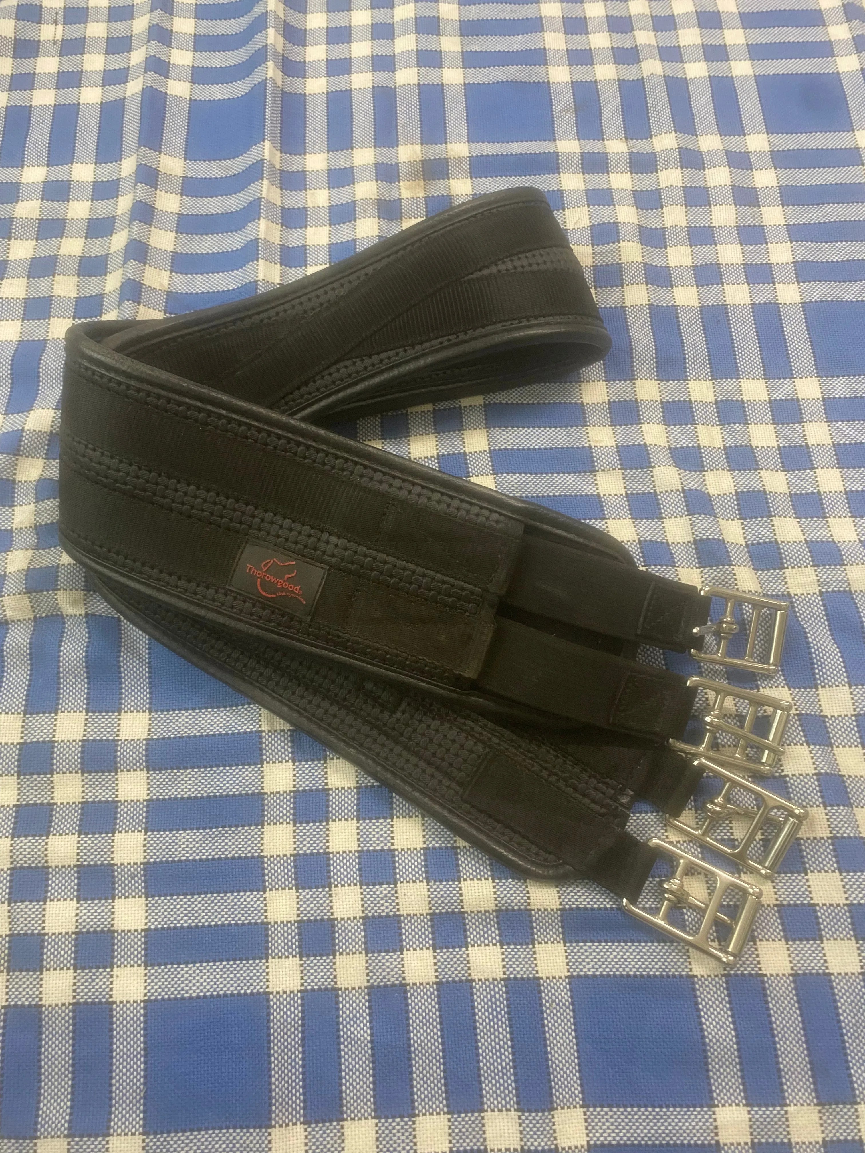 Thorowgood black humane shaped girth FREE POSTAGE 🟢