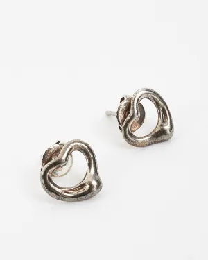 Tiffany & Co. Elsa Peretti Open Heart Stud Earrings