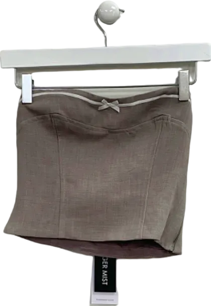 Tiger Mist Light Grey Lenina Top XS