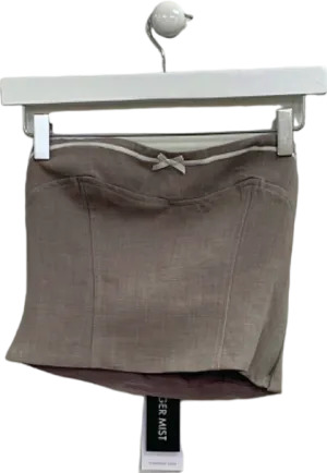 Tiger Mist Light Grey Lenina Top XS