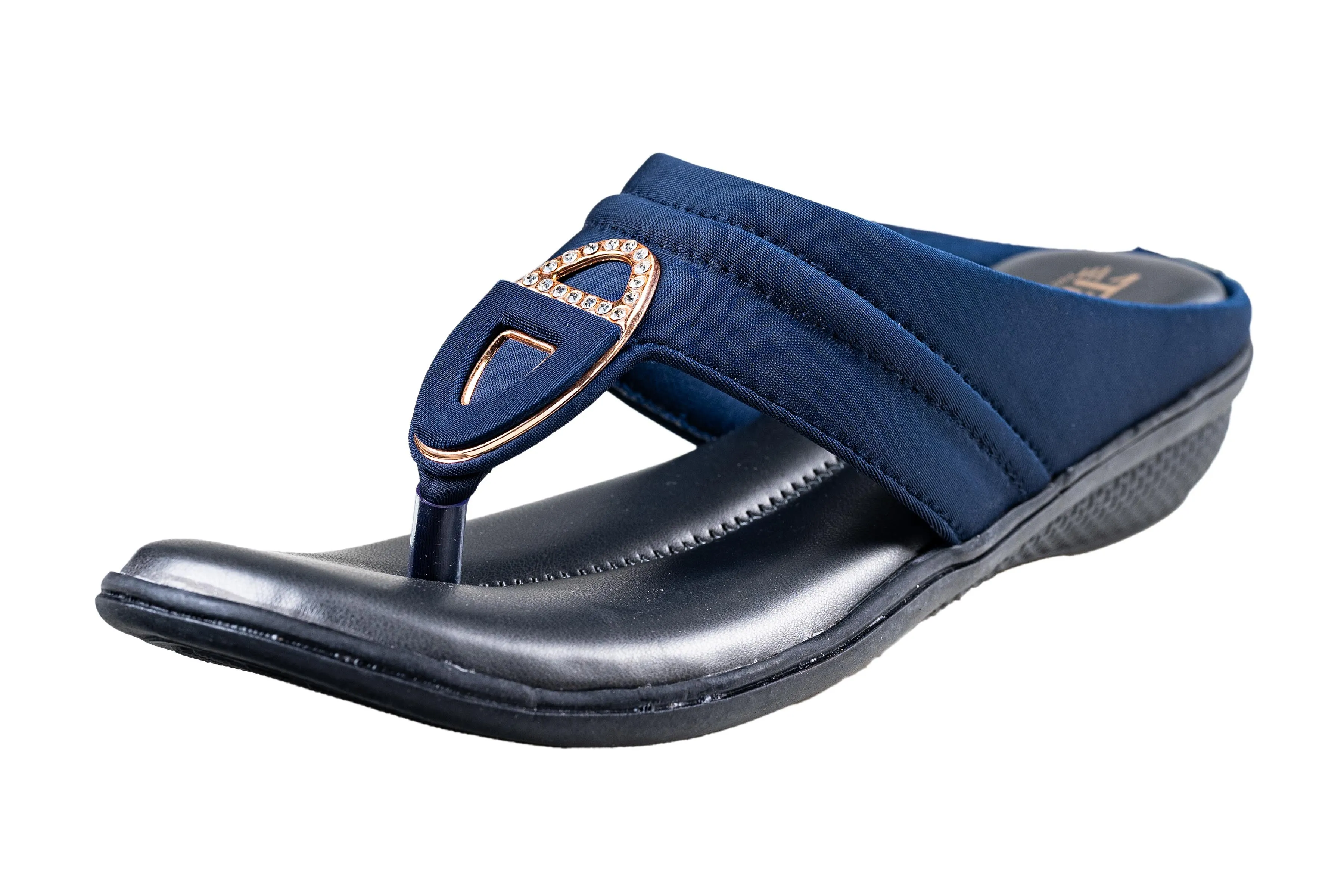 Titas Ladies Blue Chappal
