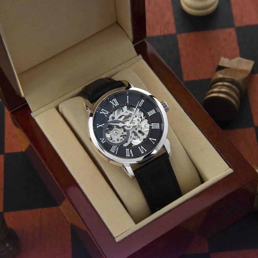 To My Man My Soulmate Watch Gift- I Will Love You Until The End Of Time