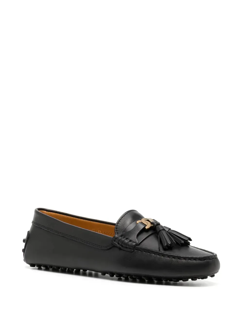 Tod's logo-plaque leather loafers