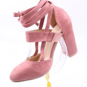 Trendy Pure Color High Heel Pumps