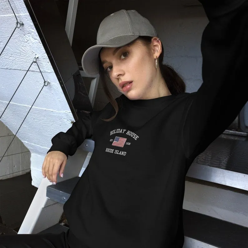 TS Embroidered Holiday House Last Great American Dynasty Sweatshirt
