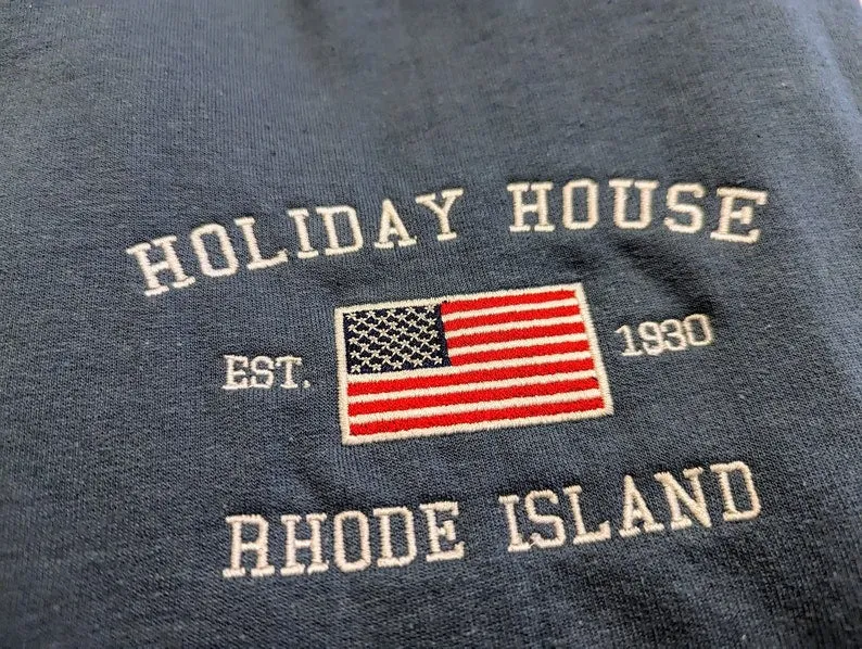 TS Embroidered Holiday House Last Great American Dynasty Sweatshirt
