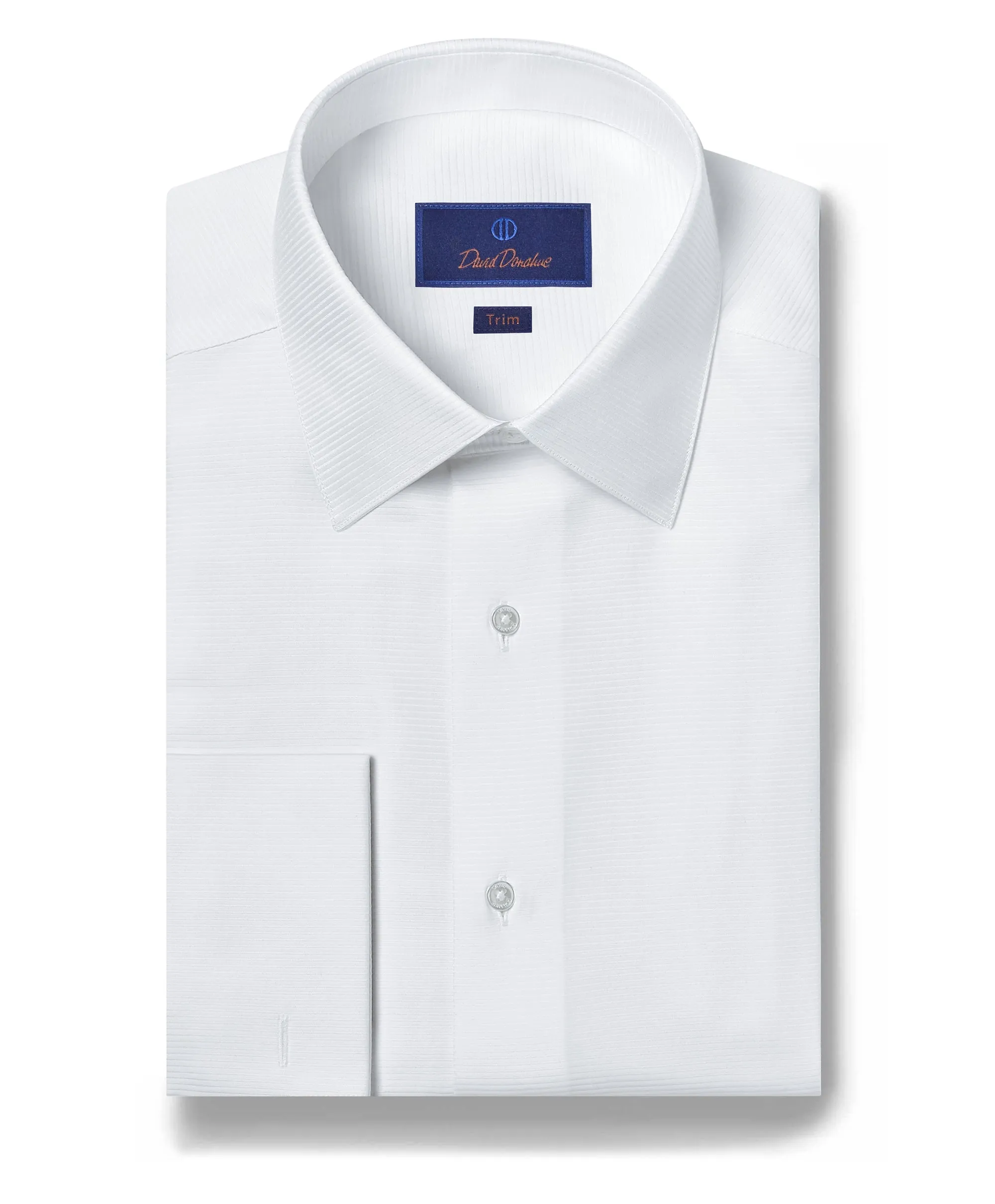 TT3810110 | Horizontal Rib French Cuff Formal Shirt
