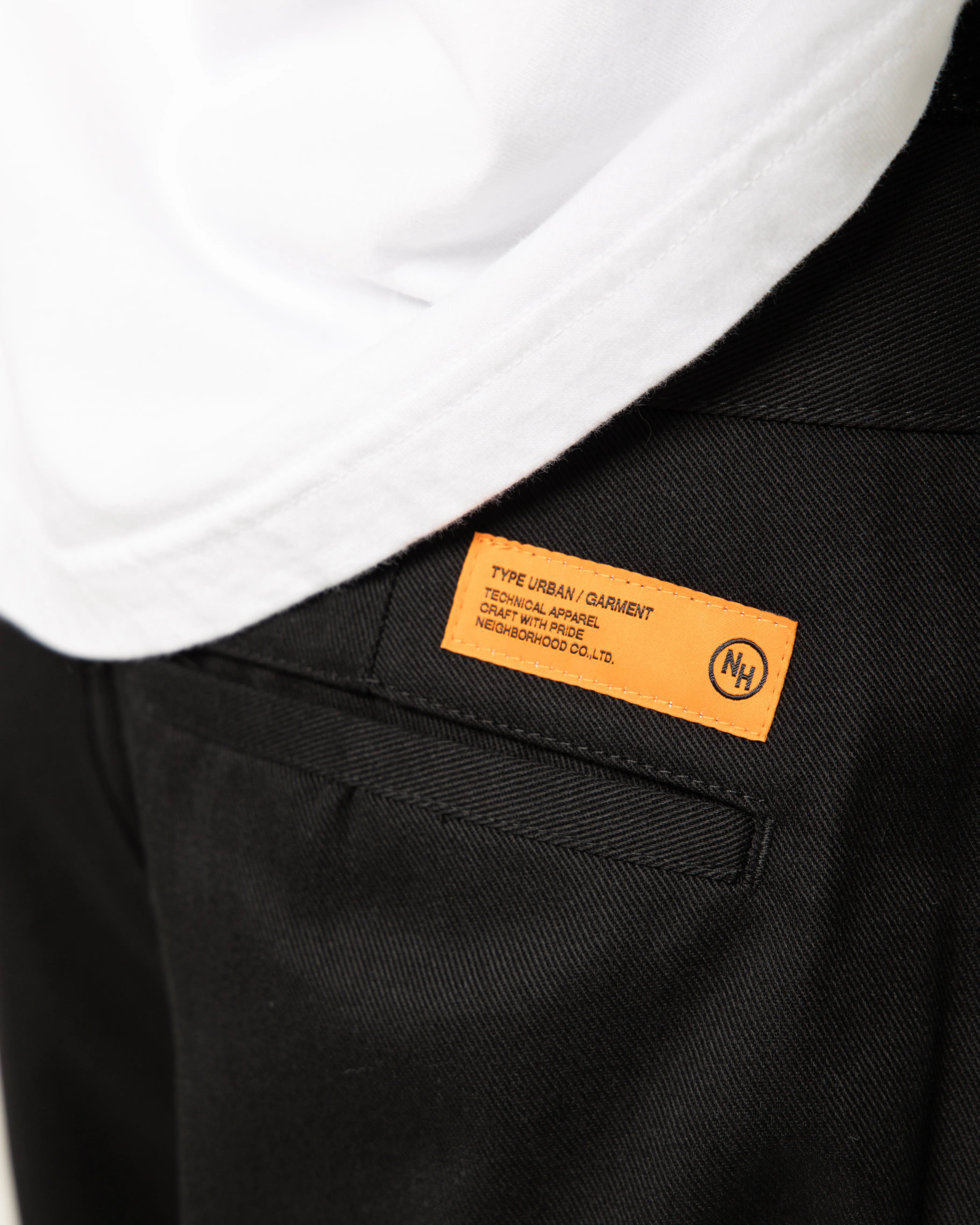 Tuck Work Pants | Black
