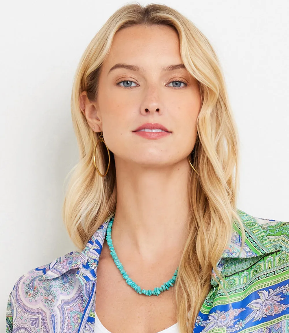 Turquoise Nugget Necklace