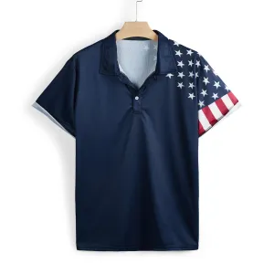USA FLAG POLO SHIRT