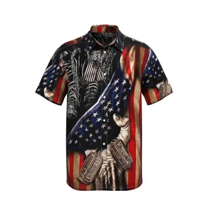 USA FLAG VETERAN PRINTED SHIRT