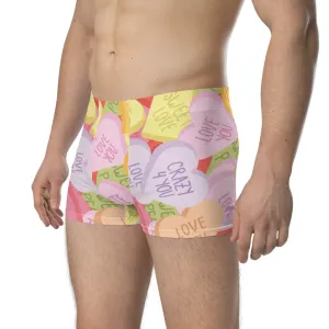 Valentine Candy Hearts - Crazy-Ass Undies - Men's Boxer Briefs
