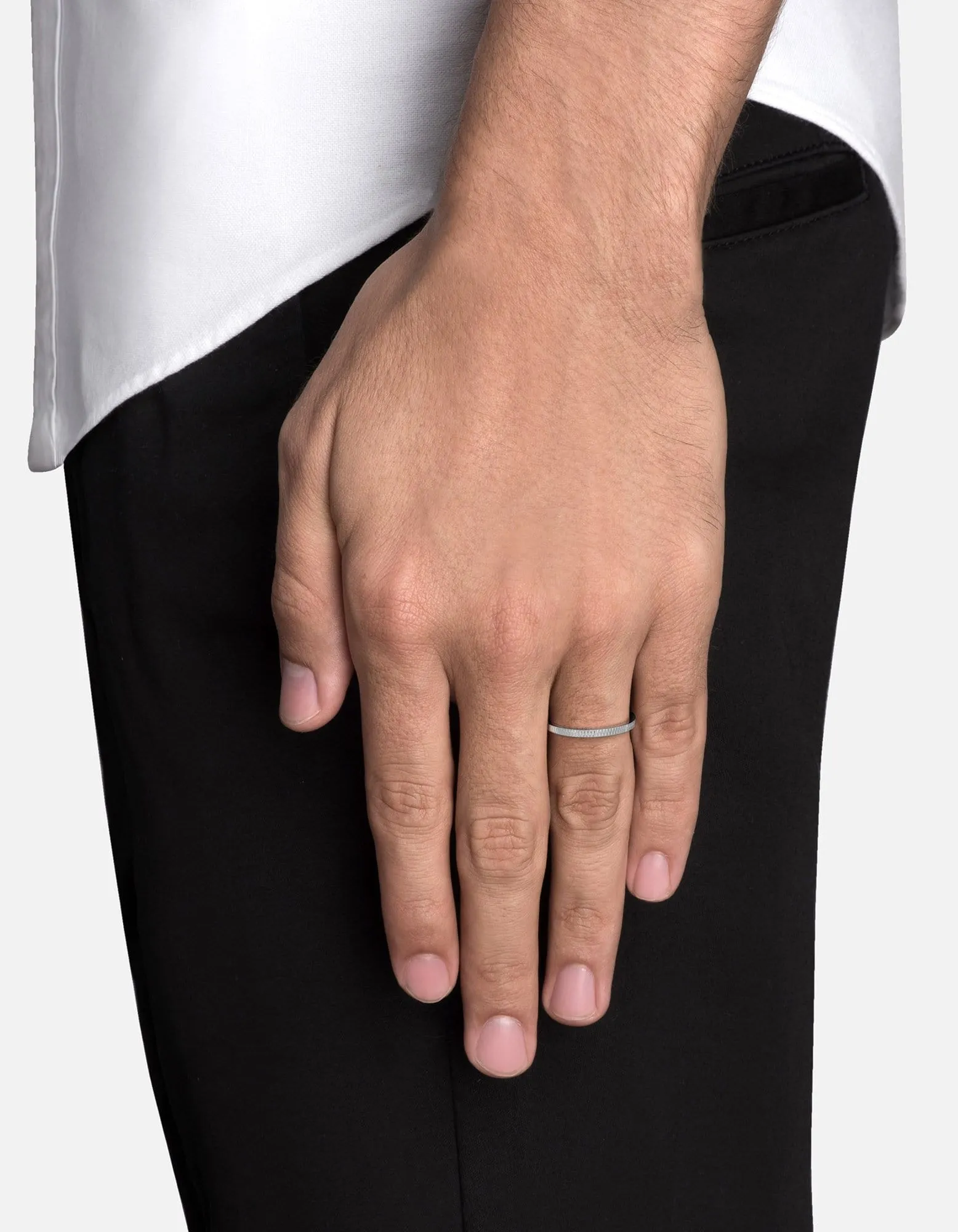 Verge Ring, Sterling Silver