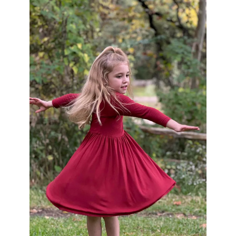 Vignette Teagan Reversible Dress Pink/Burgundy