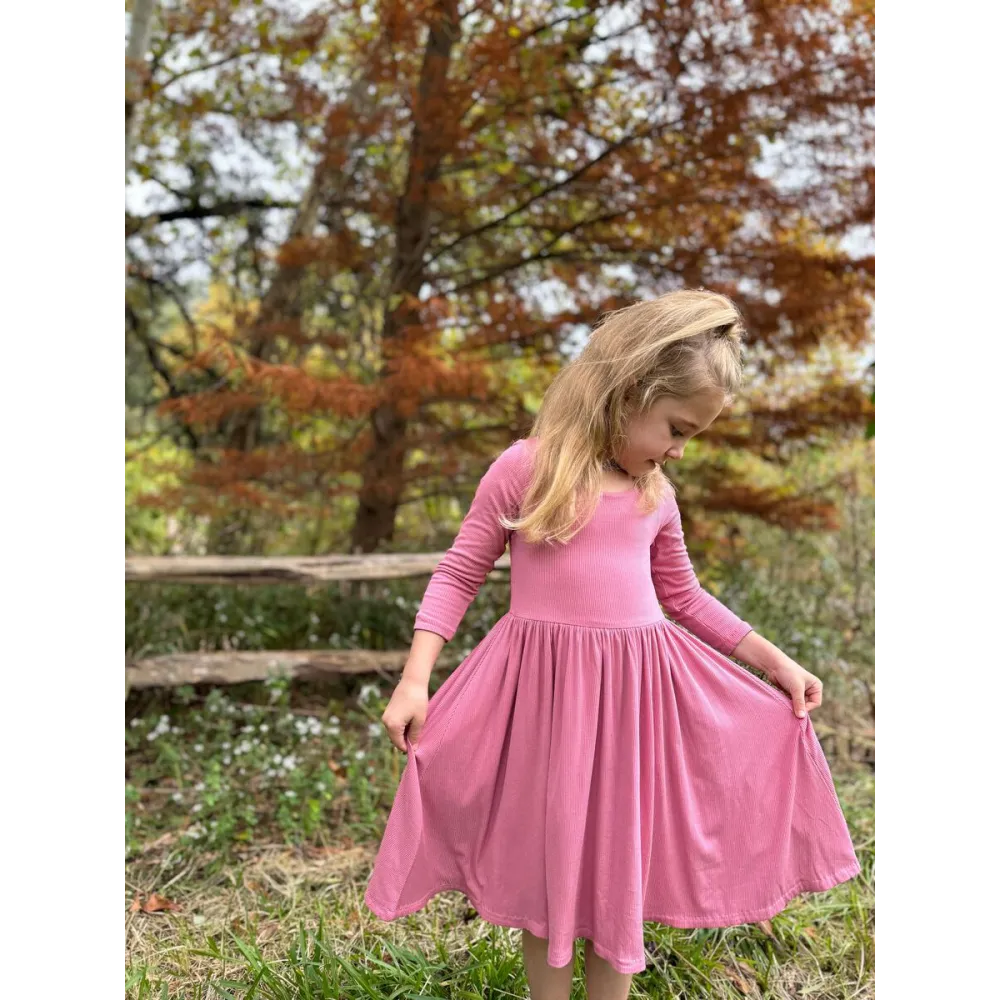 Vignette Teagan Reversible Dress Pink/Burgundy