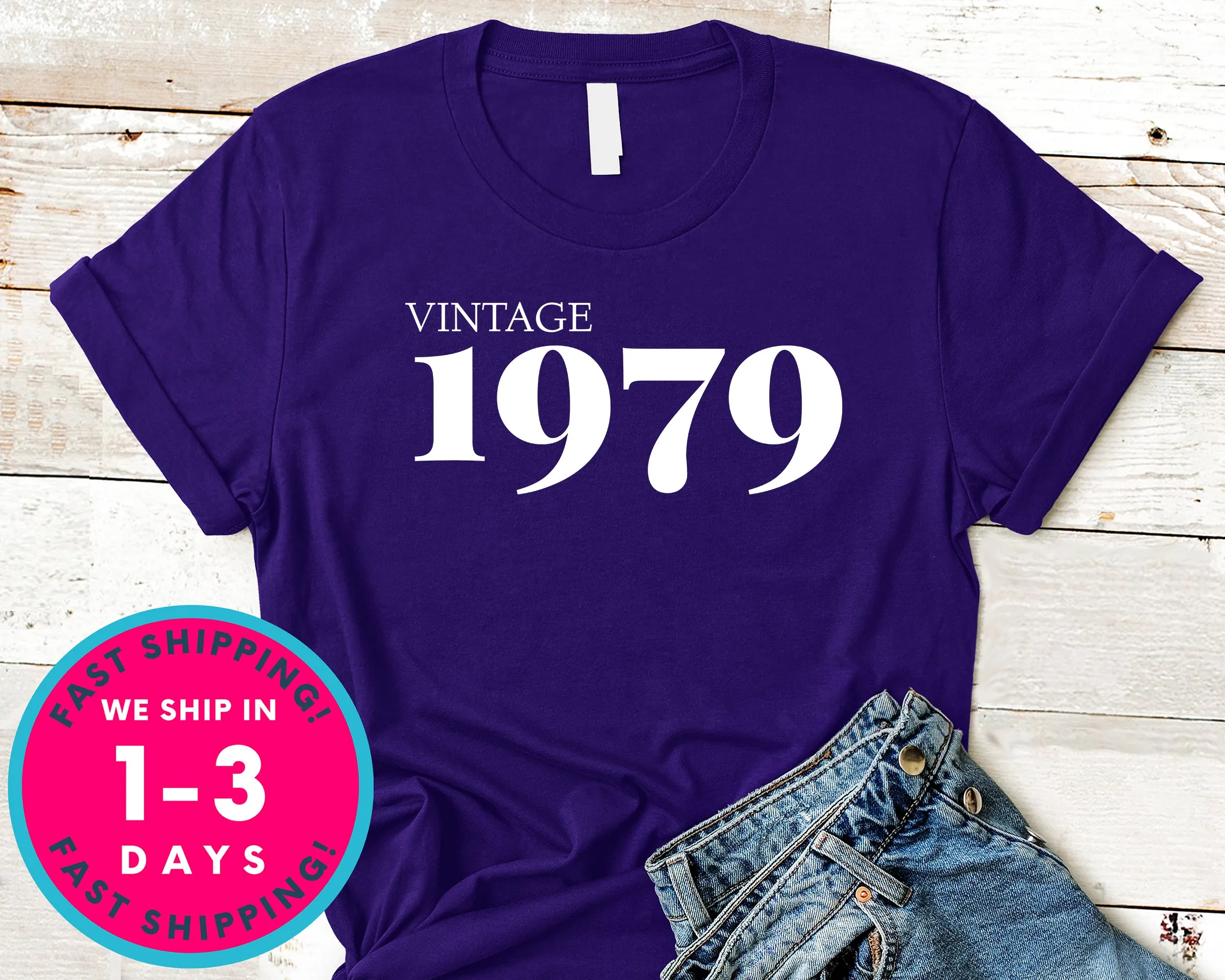 Vintage 1979 T-Shirt - Birthday Shirt