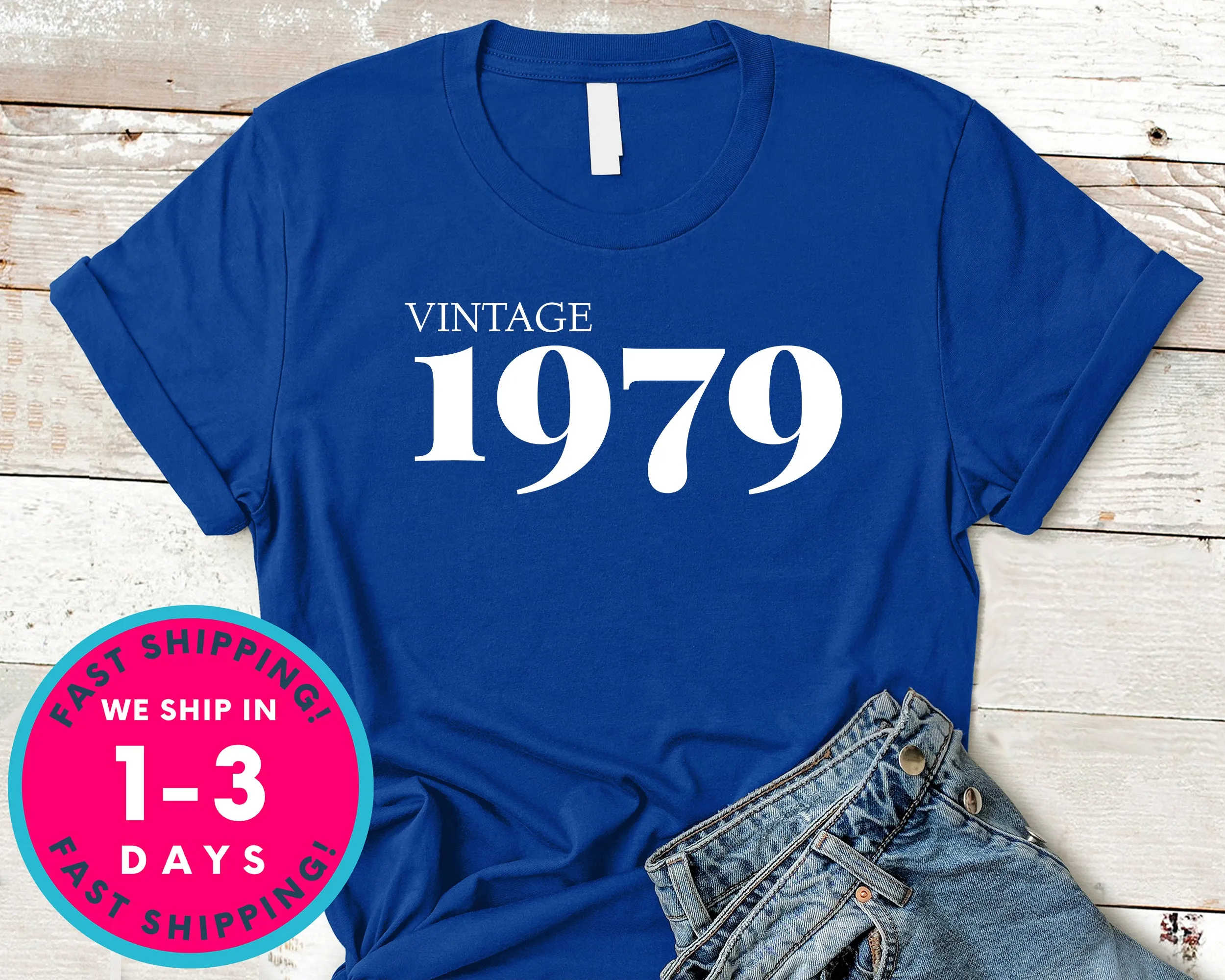 Vintage 1979 T-Shirt - Birthday Shirt