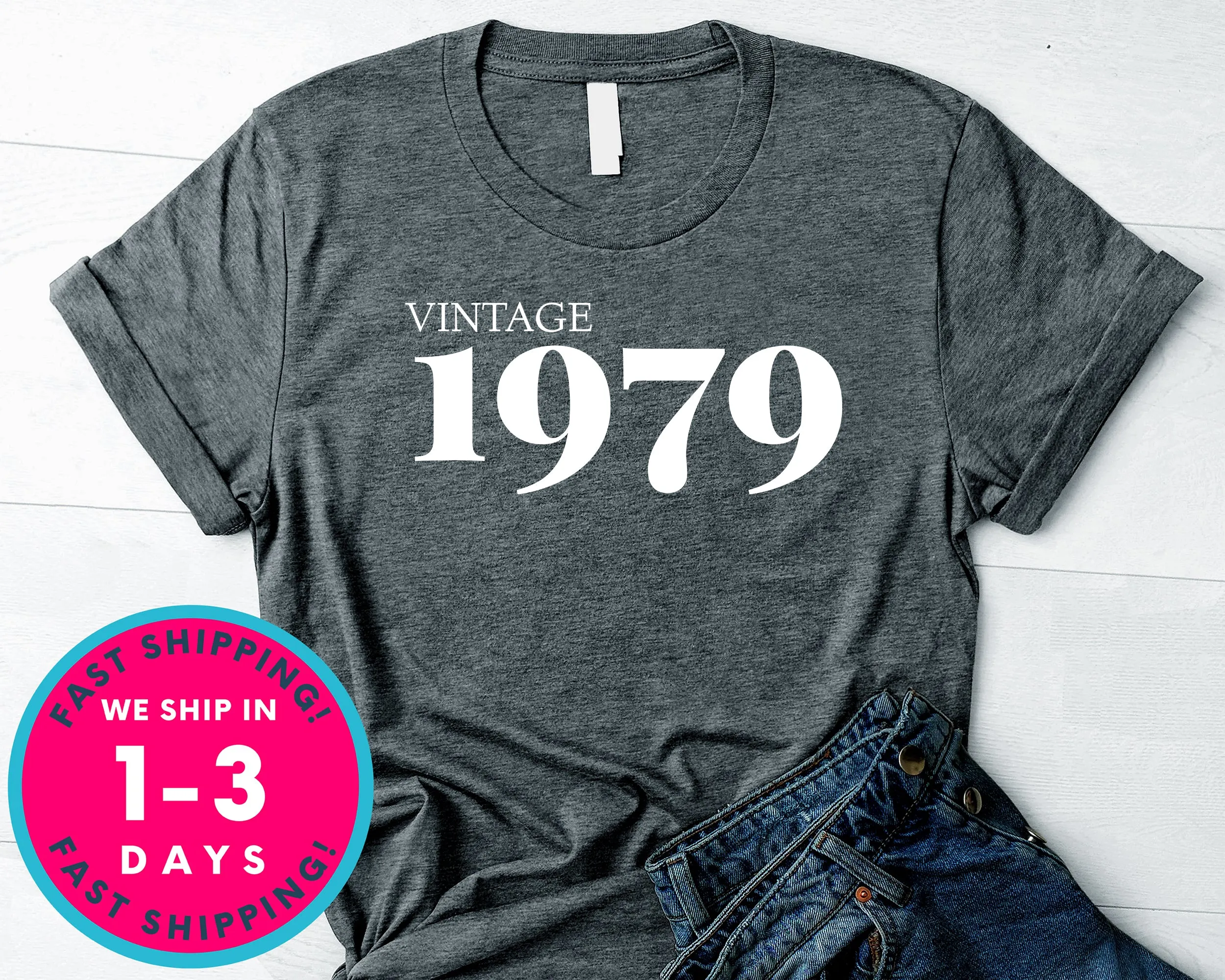 Vintage 1979 T-Shirt - Birthday Shirt