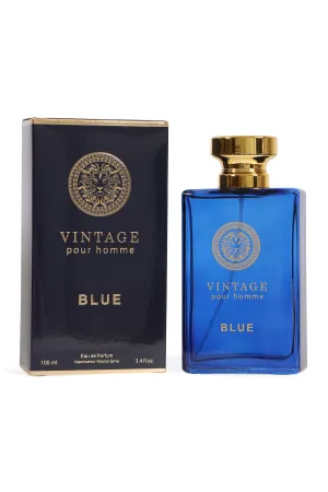 VINTAGE BLUE SPRAY COLOGNE EAU DE PARFUM FOR MEN - 100ML/3.4 FL.OZ