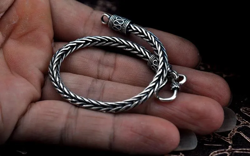 Vintage Braided Chain Bracelet