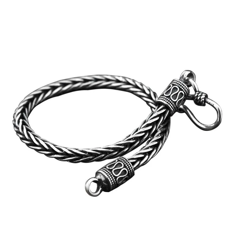 Vintage Braided Chain Bracelet