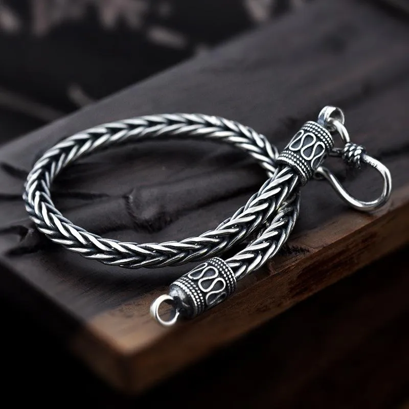 Vintage Braided Chain Bracelet