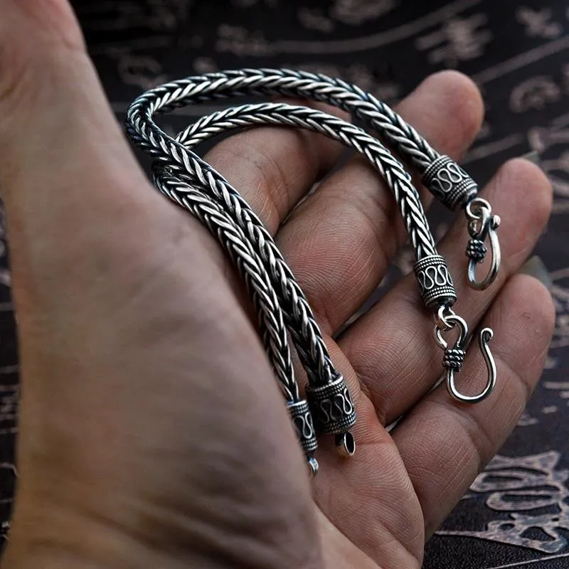 Vintage Braided Chain Bracelet