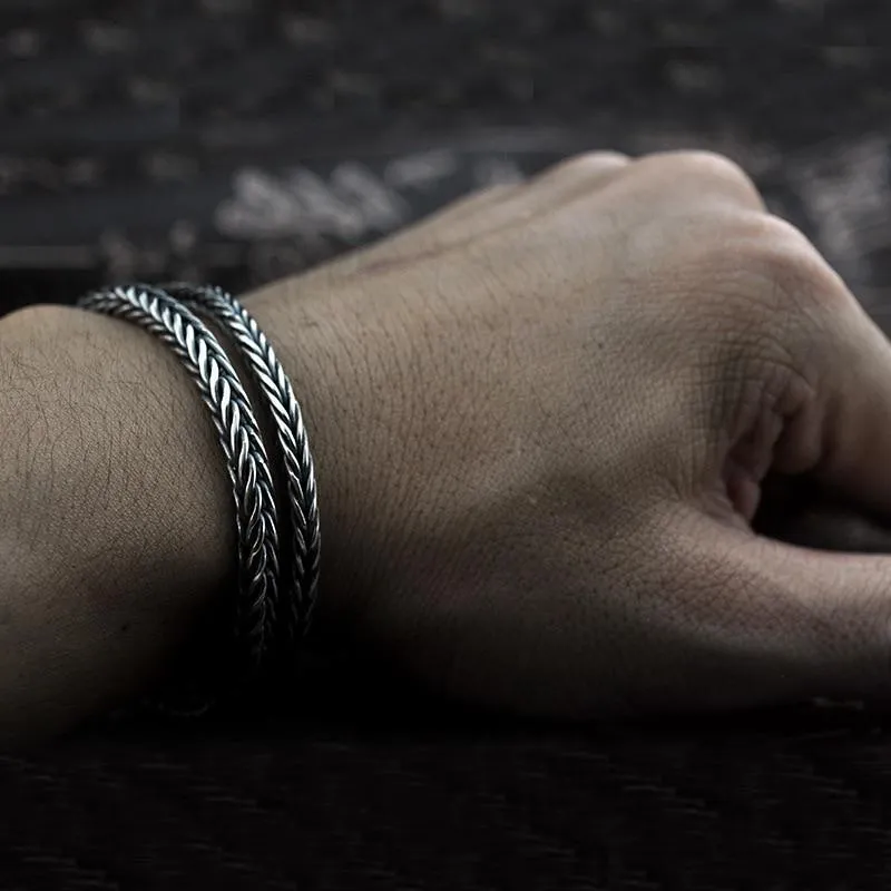 Vintage Braided Chain Bracelet