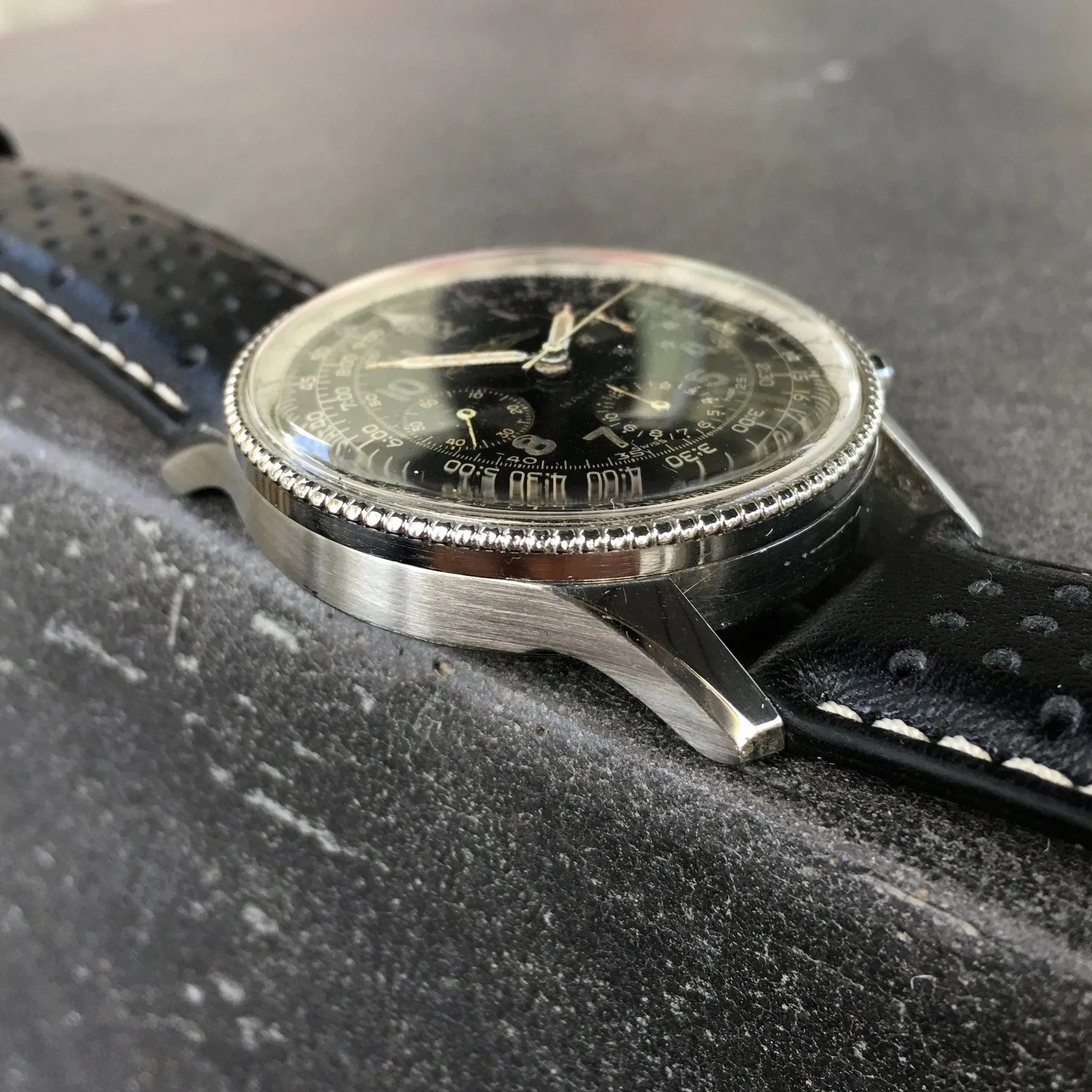 Vintage Breitling Navitimer 806 Steel Venus 178 Chronograph 1958 AOPA Wristwatch