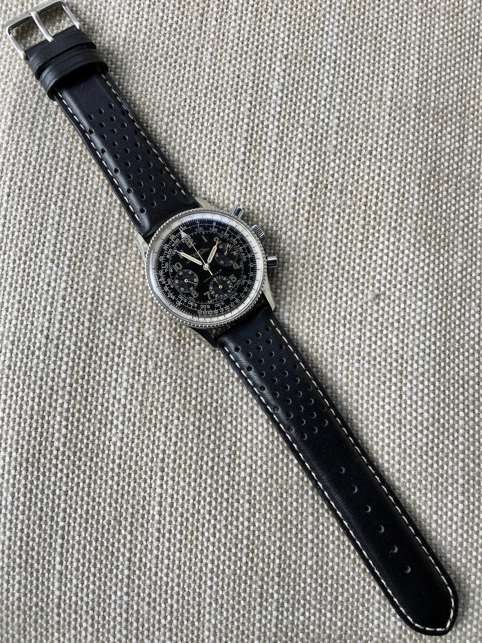 Vintage Breitling Navitimer 806 Steel Venus 178 Chronograph 1958 AOPA Wristwatch