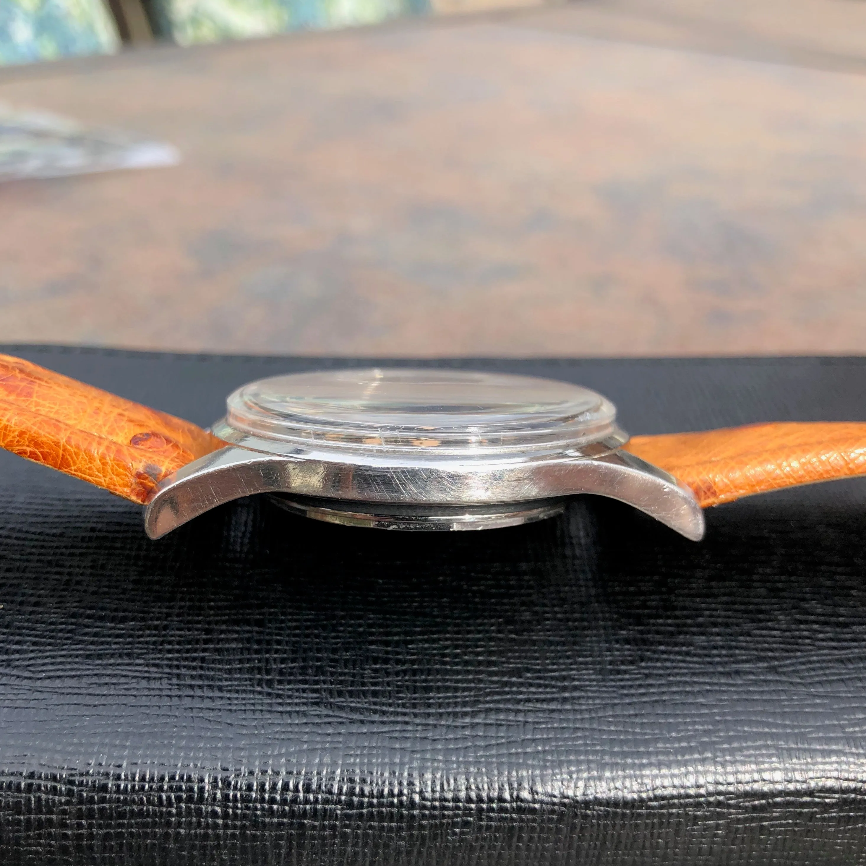 Vintage Damas Marinograf 3753 Automatic Steel Super Compressor Wristwatch Circa 1961