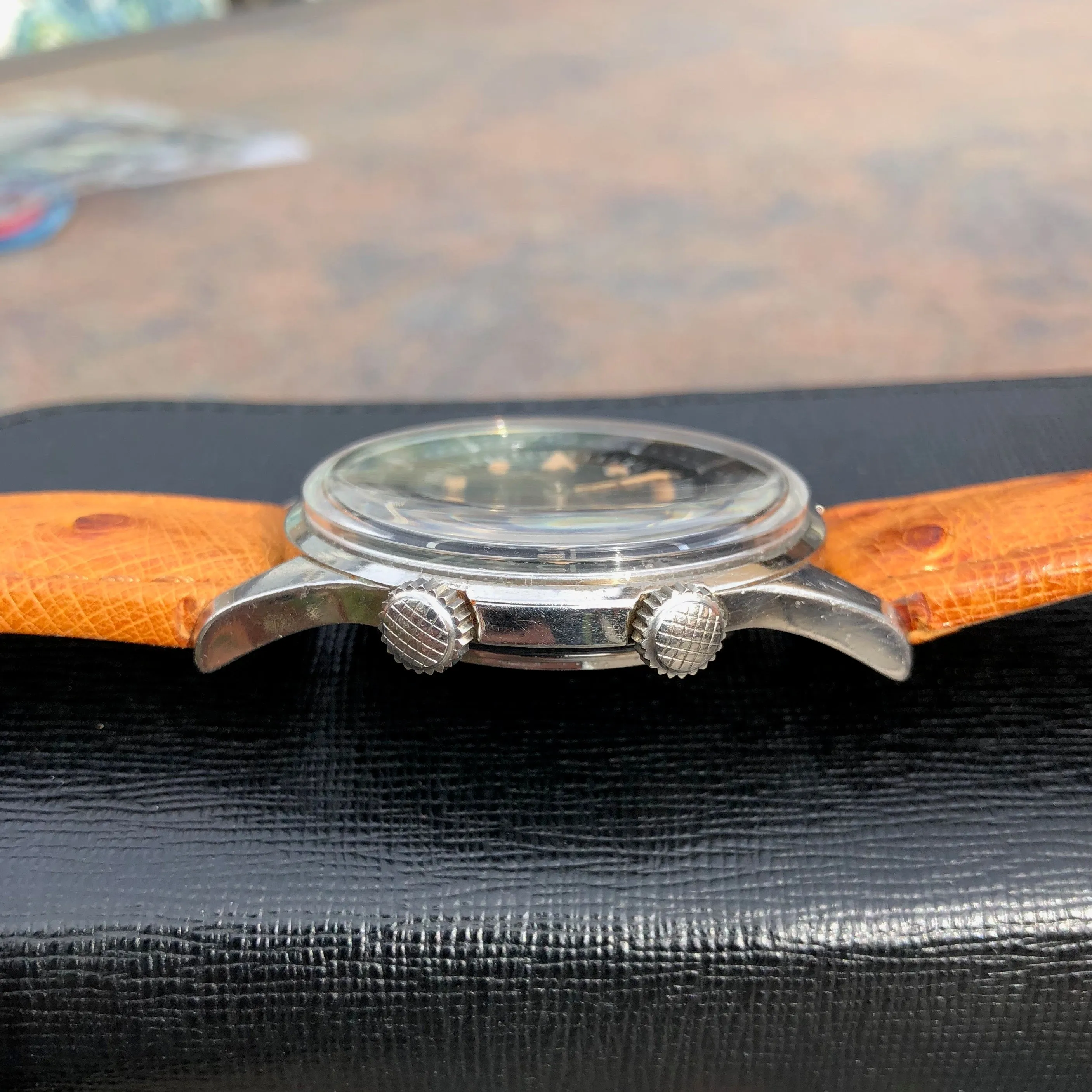 Vintage Damas Marinograf 3753 Automatic Steel Super Compressor Wristwatch Circa 1961