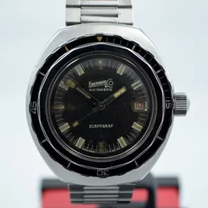 Vintage Eberhard & Co. Scafograf 400M Ref. 26028 Automatic Divers Wristwatch