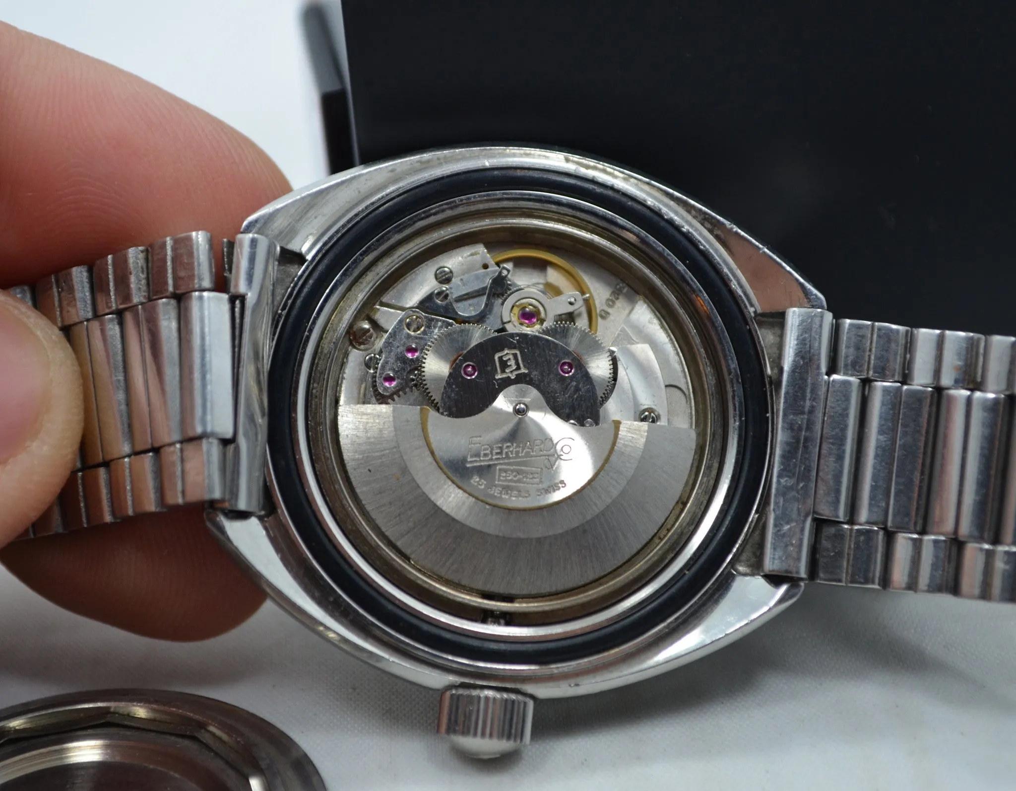 Vintage Eberhard & Co. Scafograf 400M Ref. 26028 Automatic Divers Wristwatch