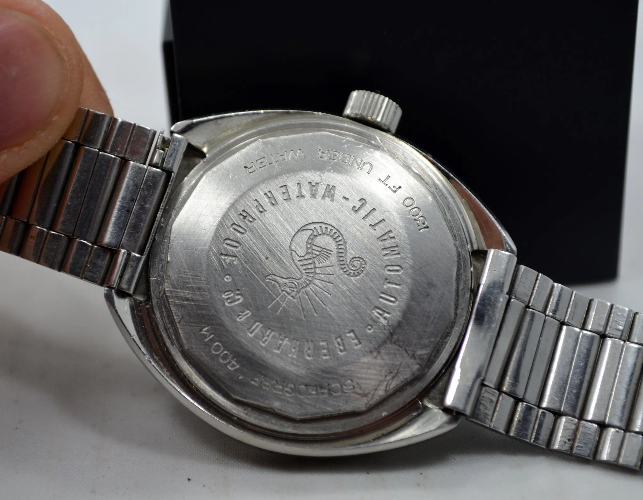 Vintage Eberhard & Co. Scafograf 400M Ref. 26028 Automatic Divers Wristwatch