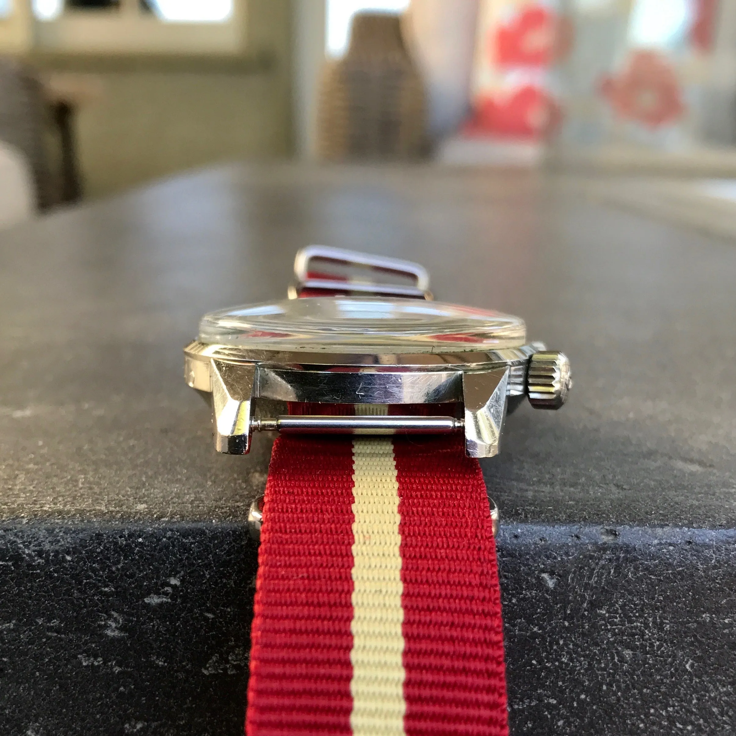 Vintage Enicar Sherpa Super Dive 2342 Polish Military Stainless Steel Automatic Compressor Wristwatch 1960's