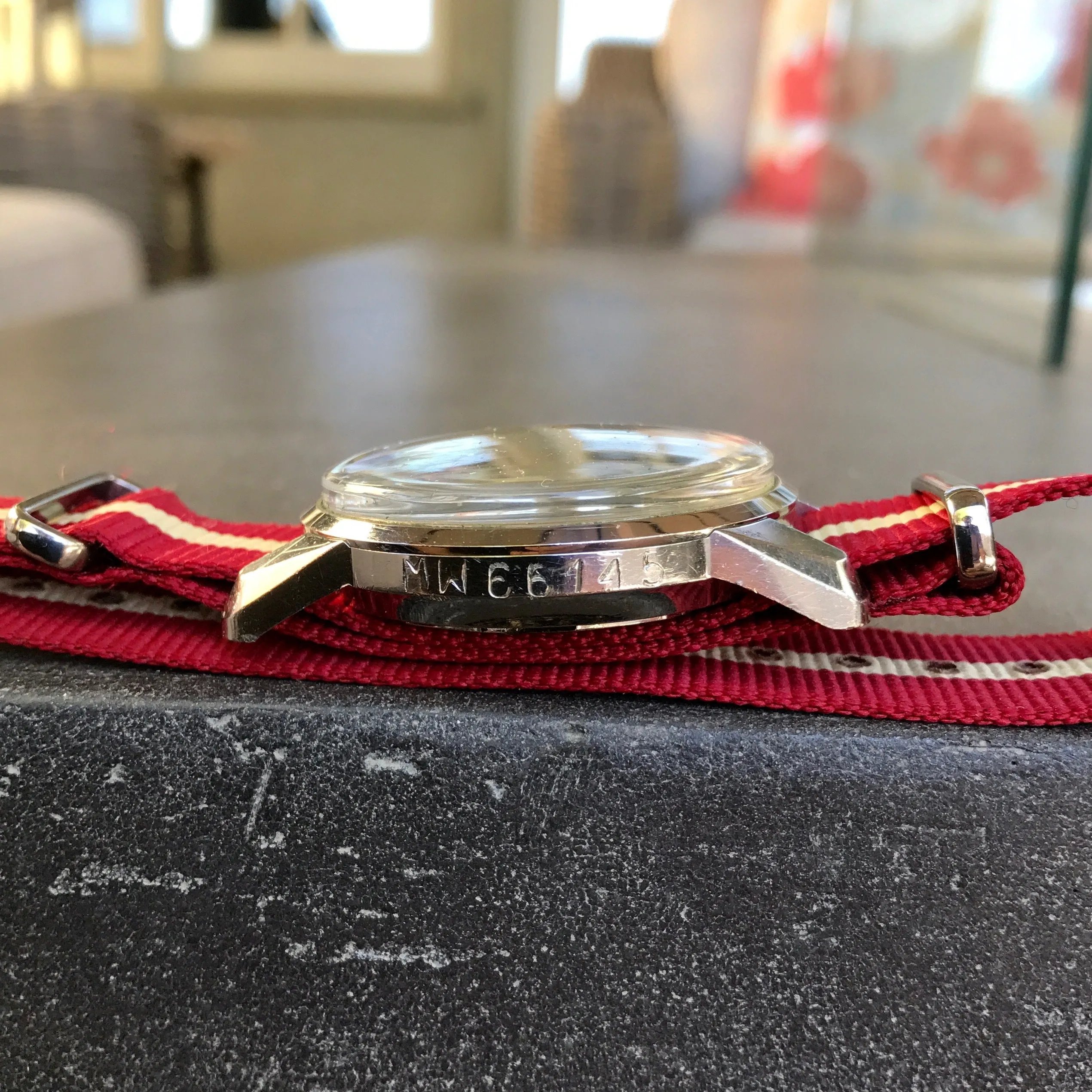 Vintage Enicar Sherpa Super Dive 2342 Polish Military Stainless Steel Automatic Compressor Wristwatch 1960's