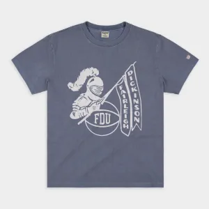 Vintage Fairleigh Dickinson Basketball Logo Vintage Heavyweight Tee