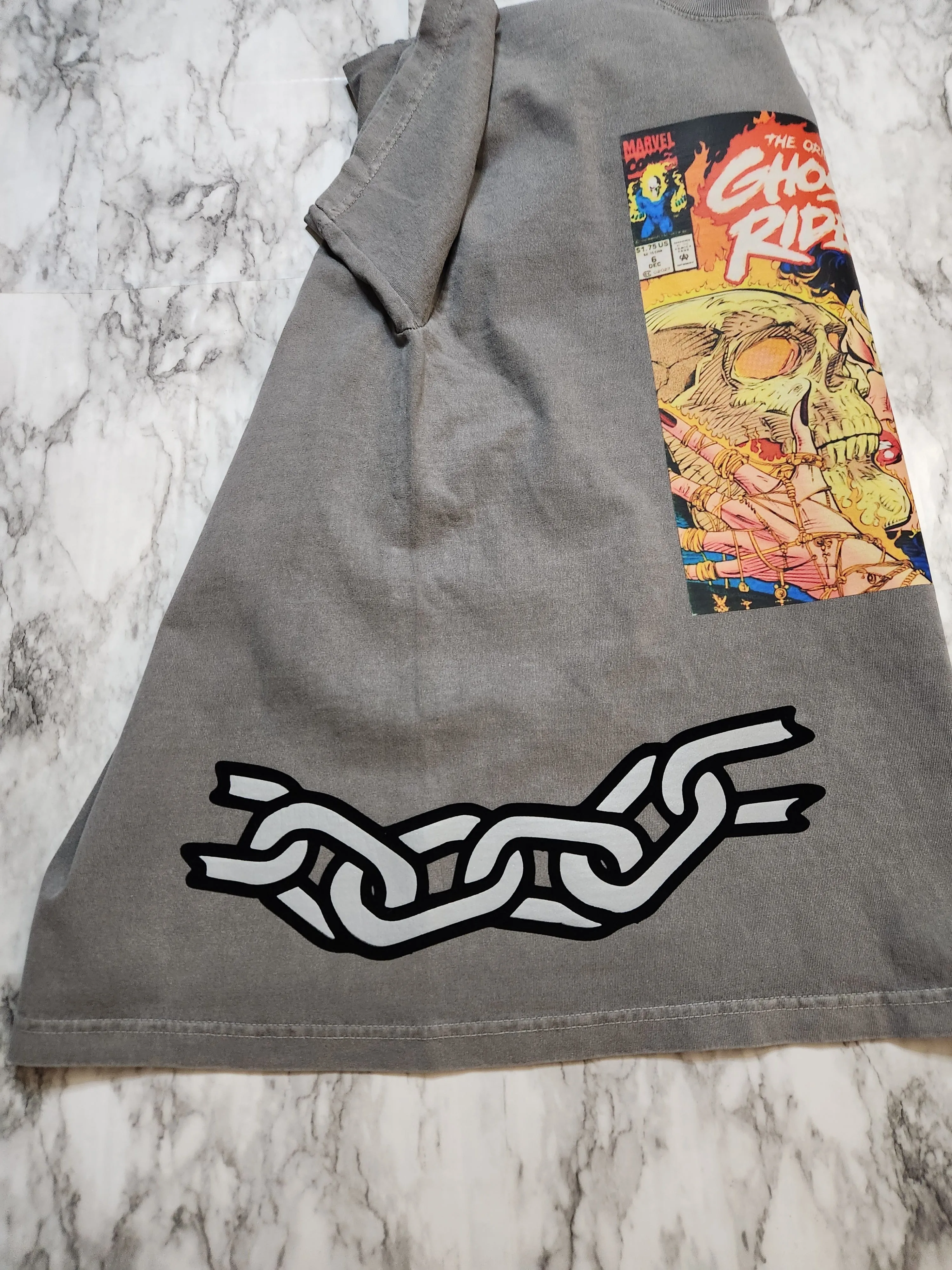 Vintage Ghost Rider Comic T-Shirt (Chain)