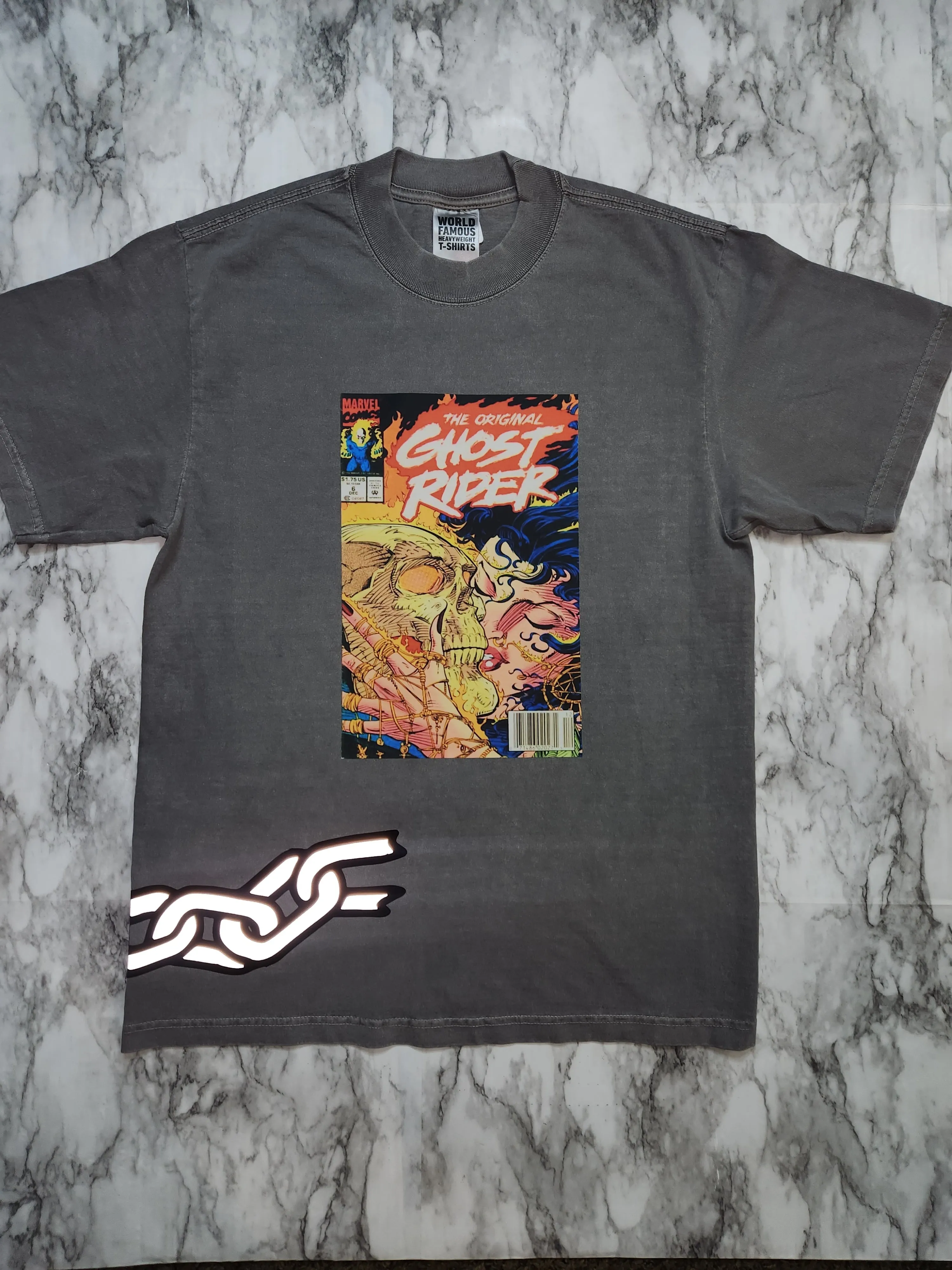 Vintage Ghost Rider Comic T-Shirt (Chain)