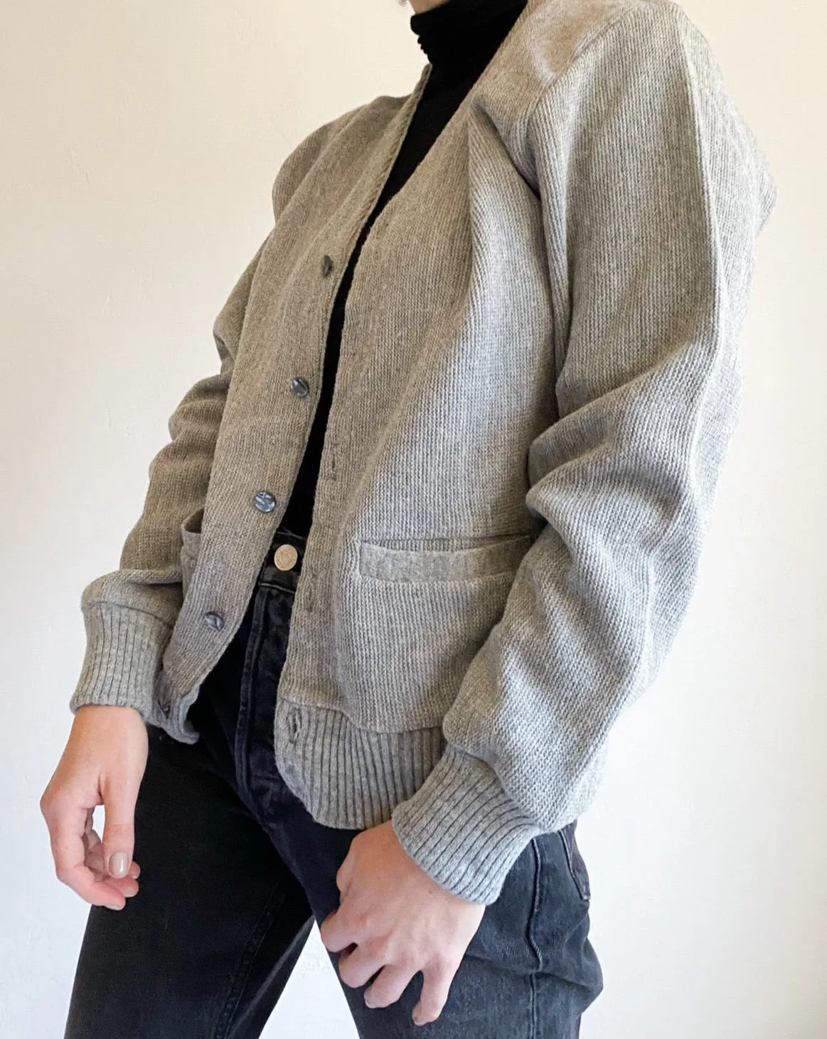 Vintage Grey Cardigan