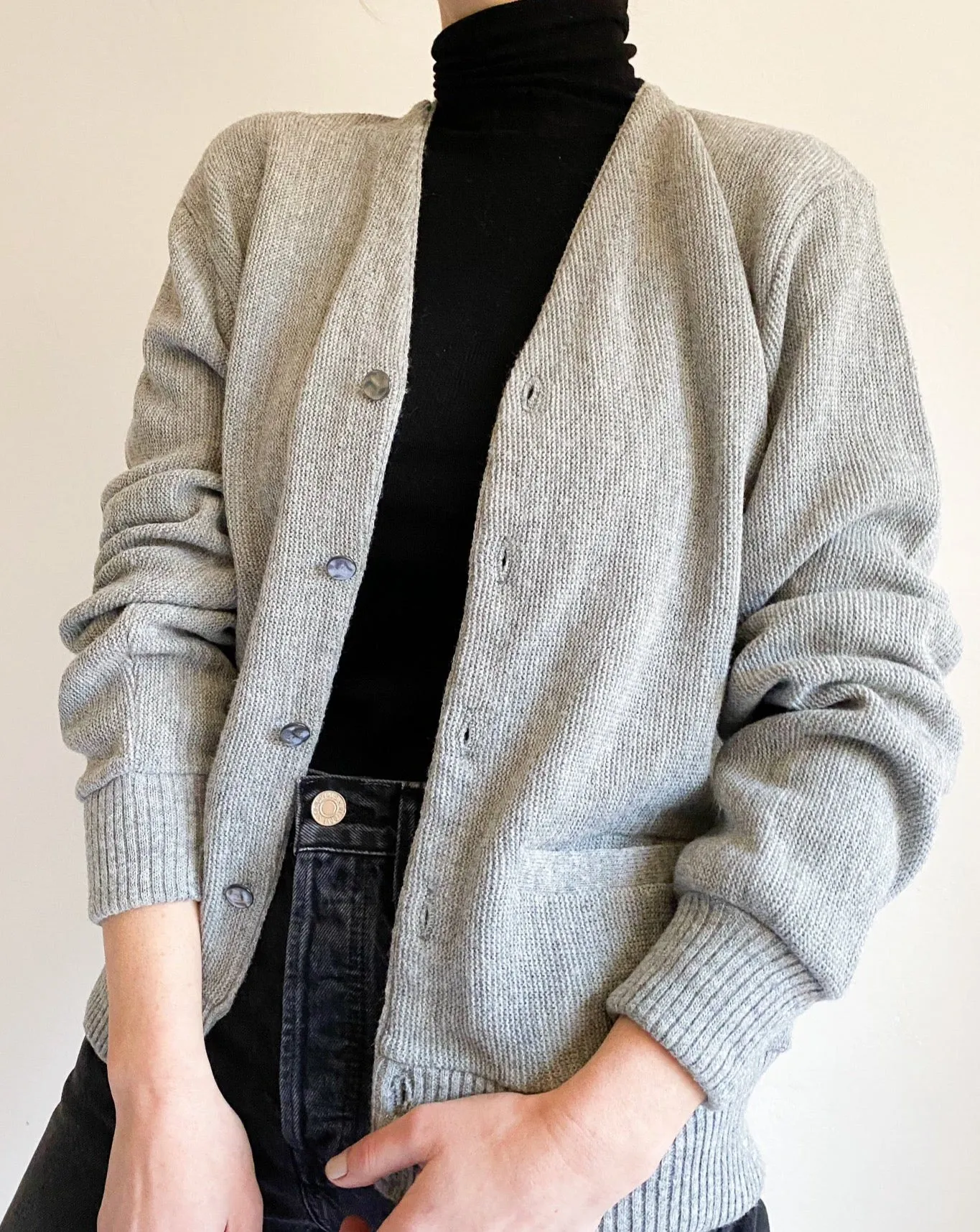 Vintage Grey Cardigan