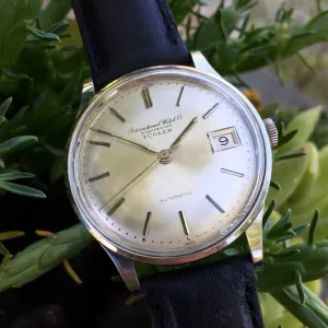 Vintage IWC Shaffhausen 809A Automatic Cal. 8541 Turler Signed Steel Watch