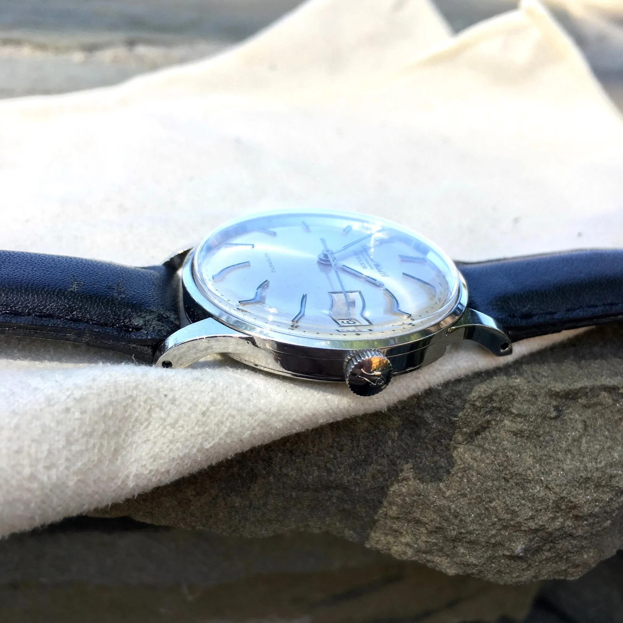 Vintage IWC Shaffhausen 809A Automatic Cal. 8541 Turler Signed Steel Watch
