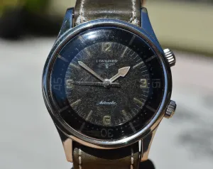 Vintage Longines Compressor 7150-1 Divers 1960's Automatic Stainless Steel Wristwatch