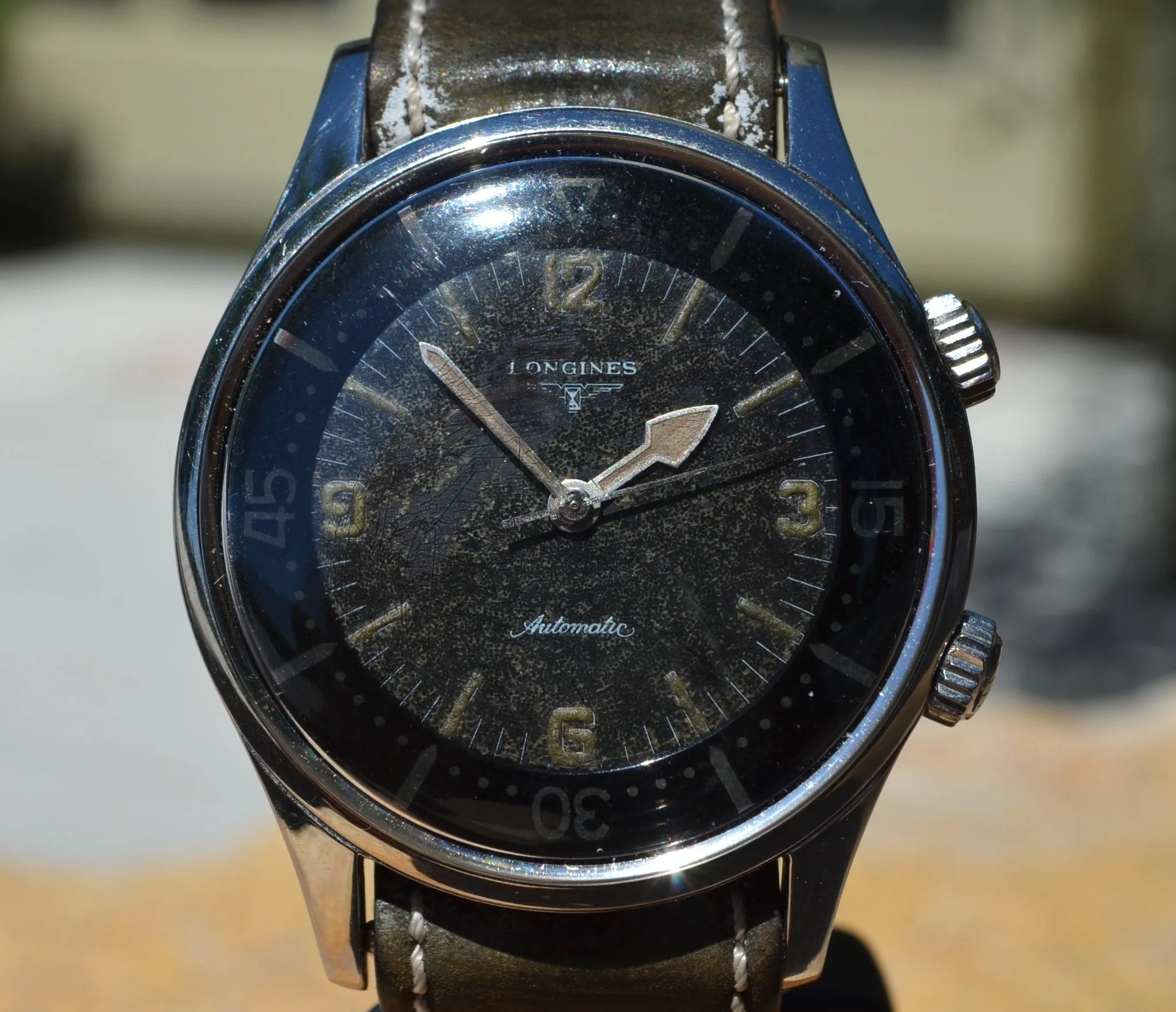 Vintage Longines Compressor 7150-1 Divers 1960's Automatic Stainless Steel Wristwatch