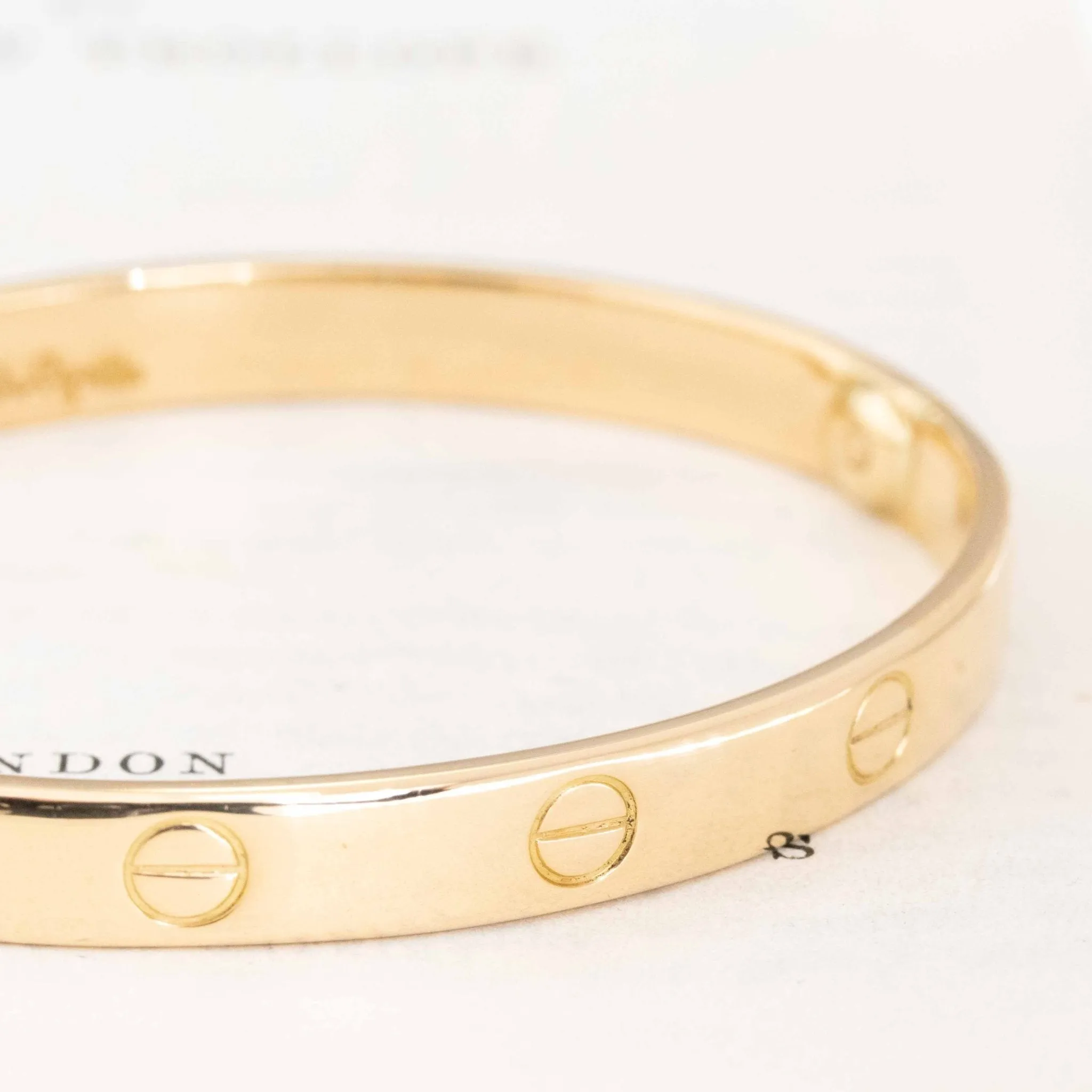 Vintage Love Bangle by Aldo Cipullo for Cartier