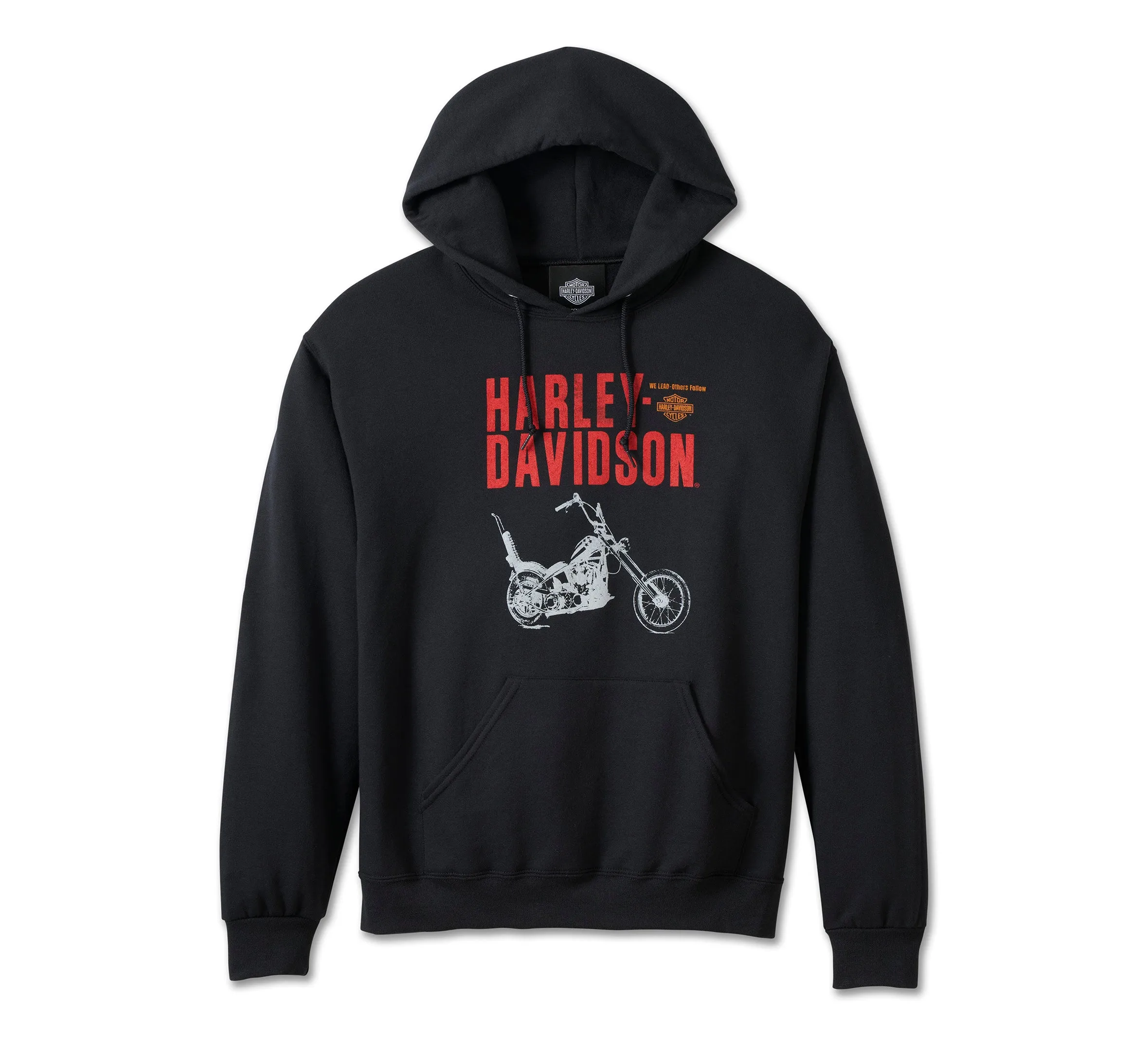 Vintage Motorcycle Midweight Hoodie - Black